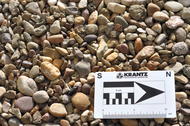 Graviers (Alluvions de la Moselle), principalement composés de quartzite et quartz