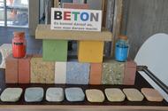 Béton coloré (échantillons non altérés)